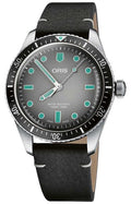 Oris Divers Sixty-Five Grey - Leather Strap 40mm