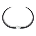 Shaun Leane Sabre Deco Silver Ceramic Cuff Bangle