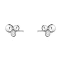 Georg Jensen Moonlight Grapes Earrings, Sterling Silver and Diamond