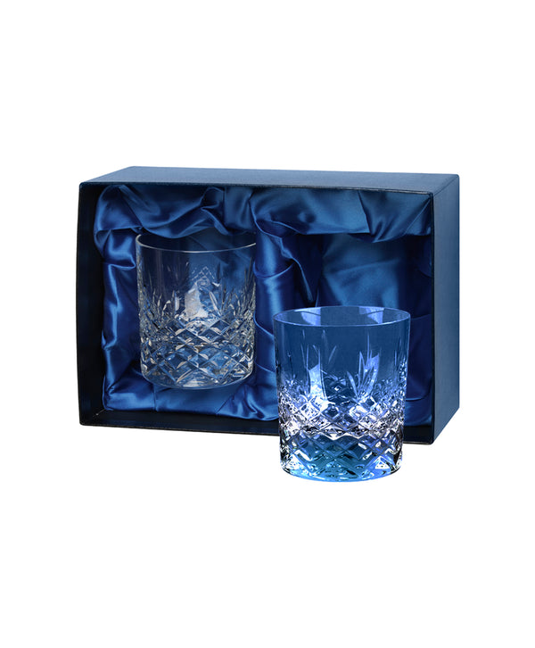 Two Crystal Whisky Glasses
