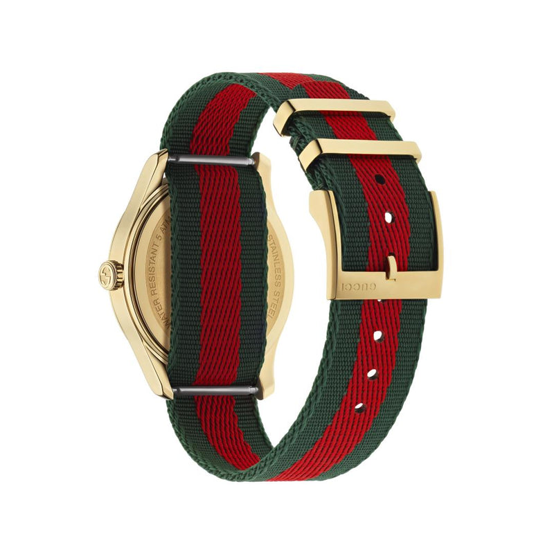 GUCCI G-Timeless Green & Red 38mm Watch YA126487B