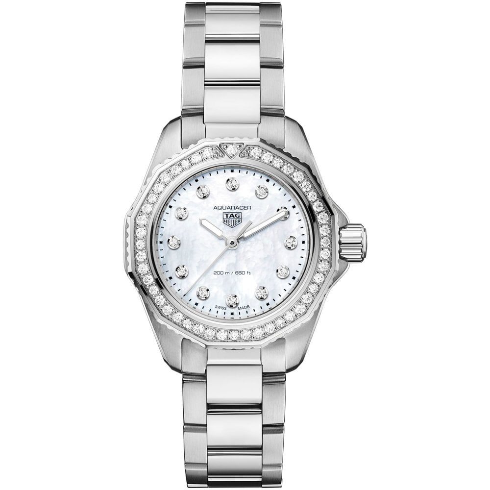 Tag Heuer Aquaracer Professional 200m Ladies Quartz MOP Diamond WBP1417.BA0622