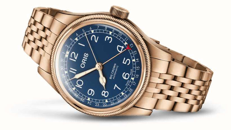 Oris Big Crown Bronze Pointer Date Blue 40mm