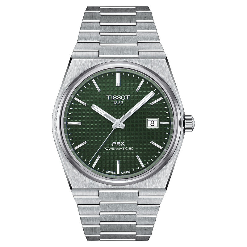 Tissot PRX Powermatic 80 Green 40mm Automatic T1374071109100