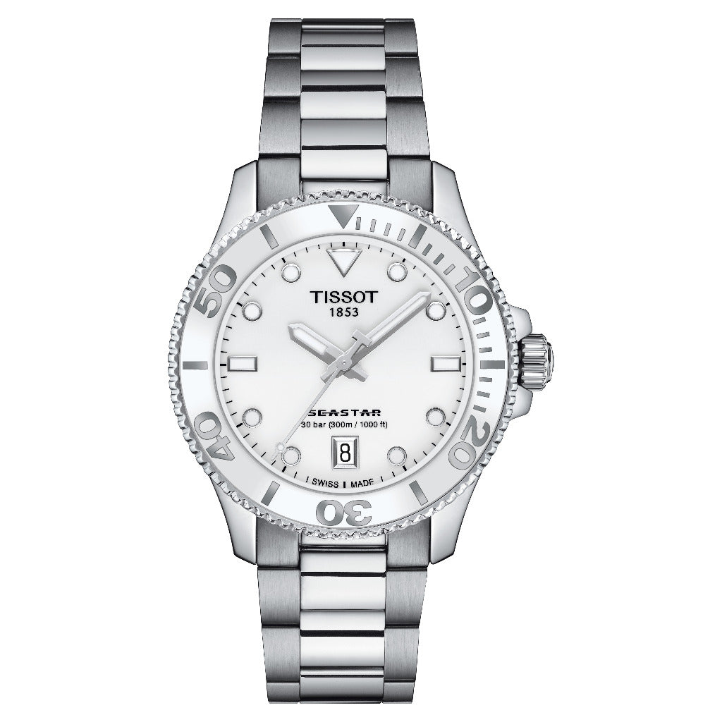 Tissot Seastar White 36mm T1202101101100