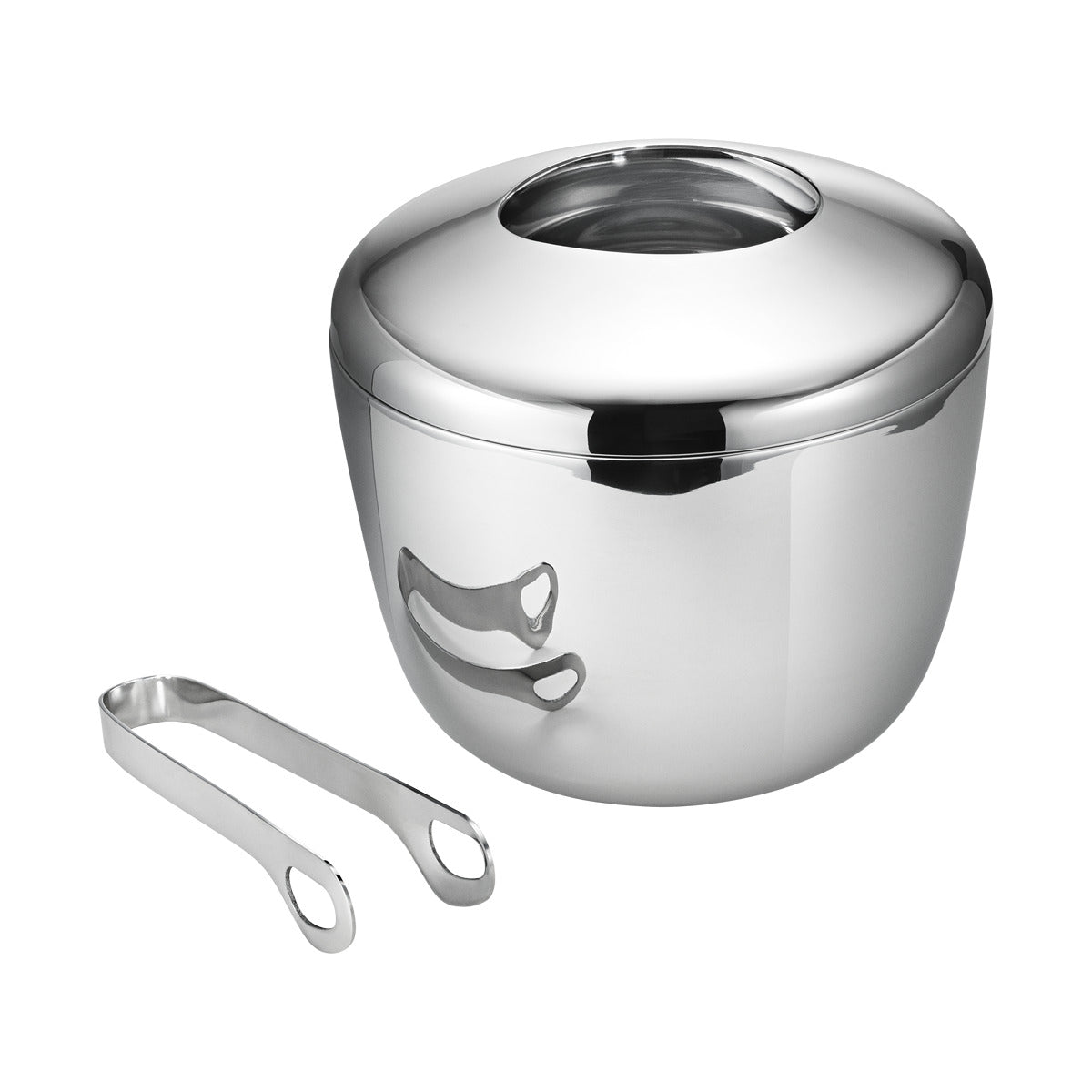 Georg Jensen SKY Ice Bucket with Ice Tongs