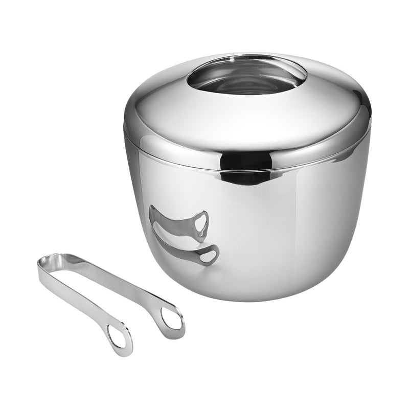 Georg Jensen SKY Ice Bucket with Ice Tongs