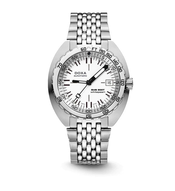 Doxa SUB 300T Whitepearl Stainless Steel 840.10.011.10
