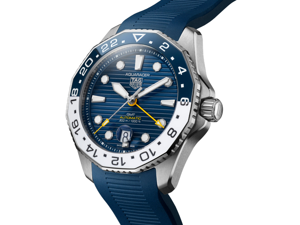 Tag Heuer Aquaracer Professional 300 GMT Rubber Strap 43mm WBN2111.FC6505