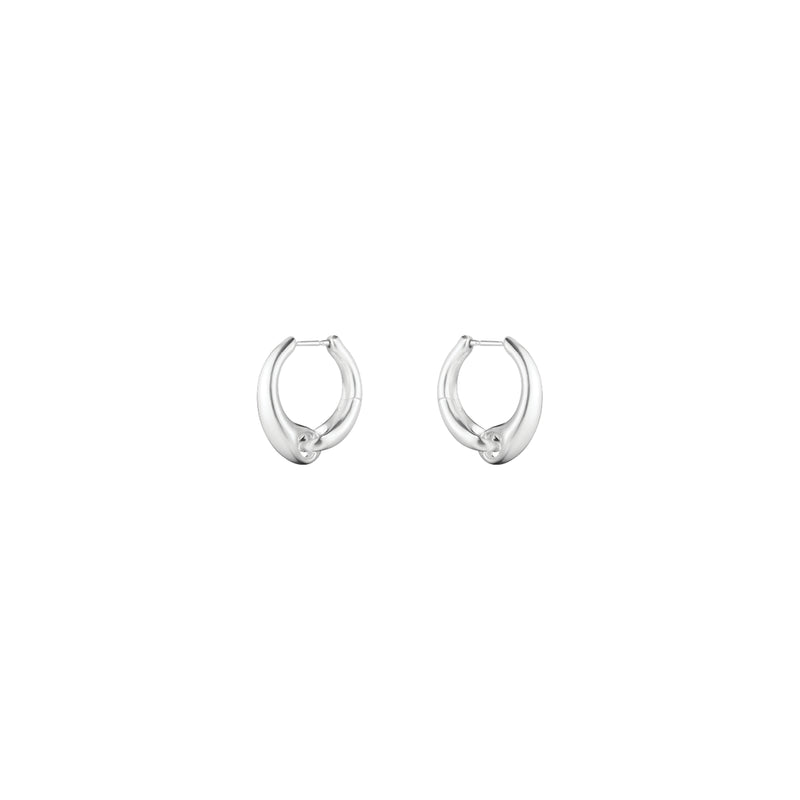 Georg Jensen Reflect Earhoops, Sterling Silver, Large