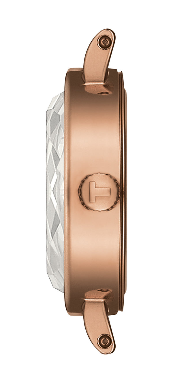 Tissot Lovely Round Mother of Pearl Rose Watch 19.5mm T1400093311100