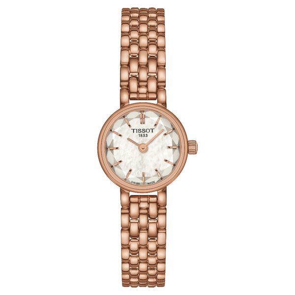 Tissot Lovely Round Mother of Pearl Rose Watch 19.5mm T1400093311100