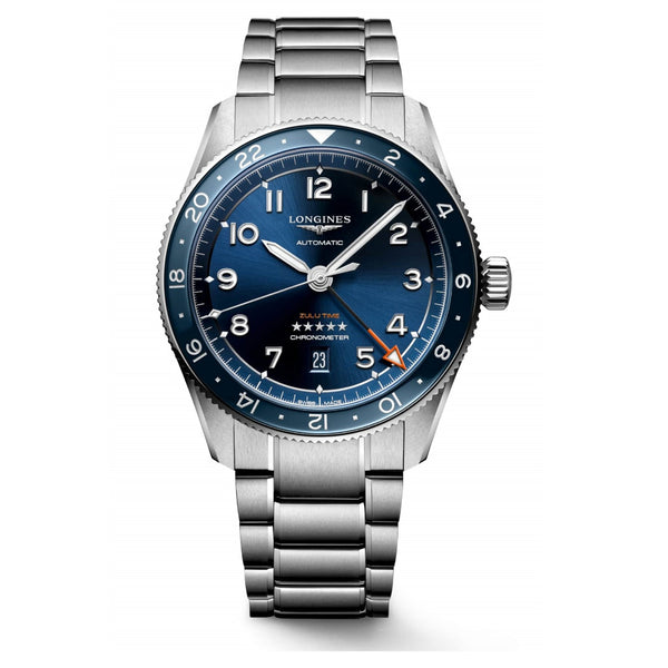 Longines Spirit Automatic Blue Zulu Time 42mm L3.812.4.93.6