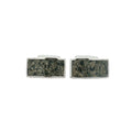 Ailsa Craig Silver Rectangular Swivel Cufflinks