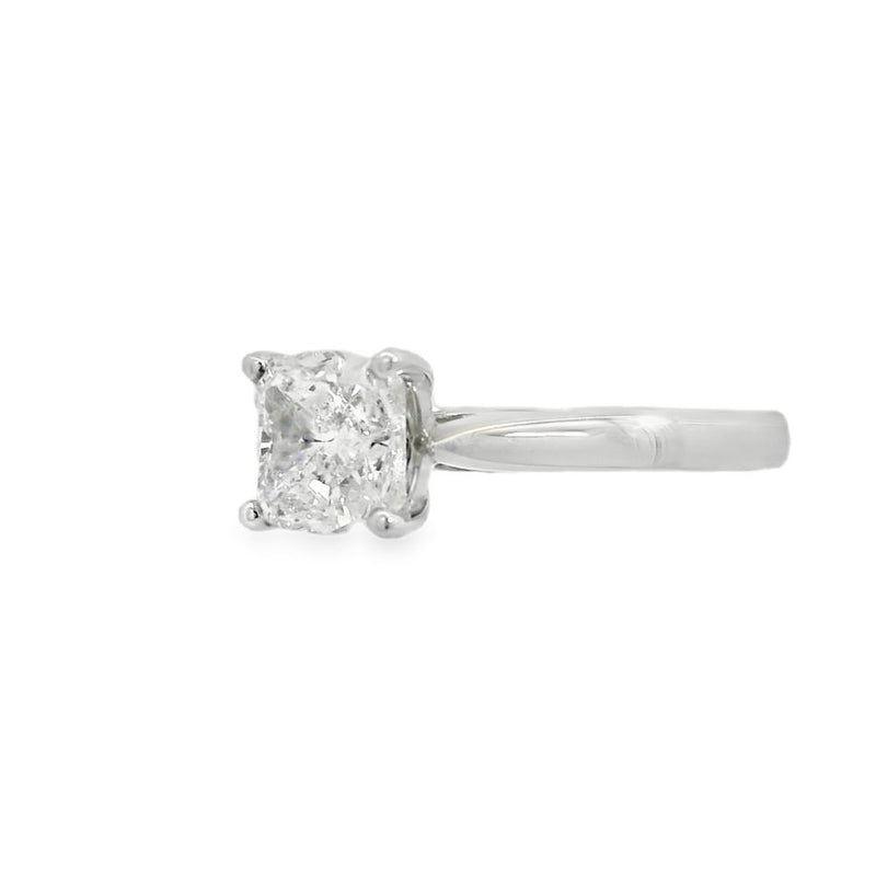 Hayes & Lake Cushion Cut Single Stone 1.50ct Lab Grown Diamond, Platinum Ring