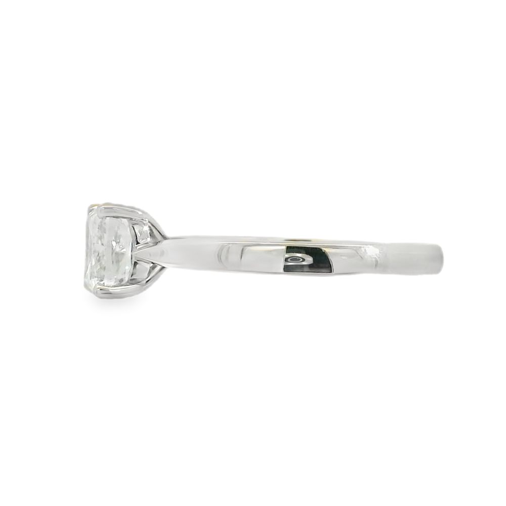 Hayes & Lake Cushion Cut Single Stone 1.50ct Lab Grown Diamond, Platinum Ring