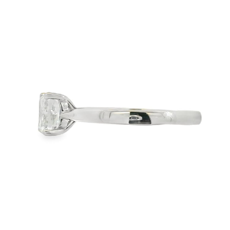 Hayes & Lake Cushion Cut Single Stone 1.50ct Lab Grown Diamond, Platinum Ring