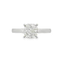 Hayes & Lake Cushion Cut Single Stone 1.50ct Lab Grown Diamond, Platinum Ring