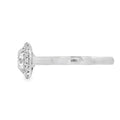 Hayes & Lake Round Single Stone Halo 1.13ct Lab Grown Diamond, Platinum Ring