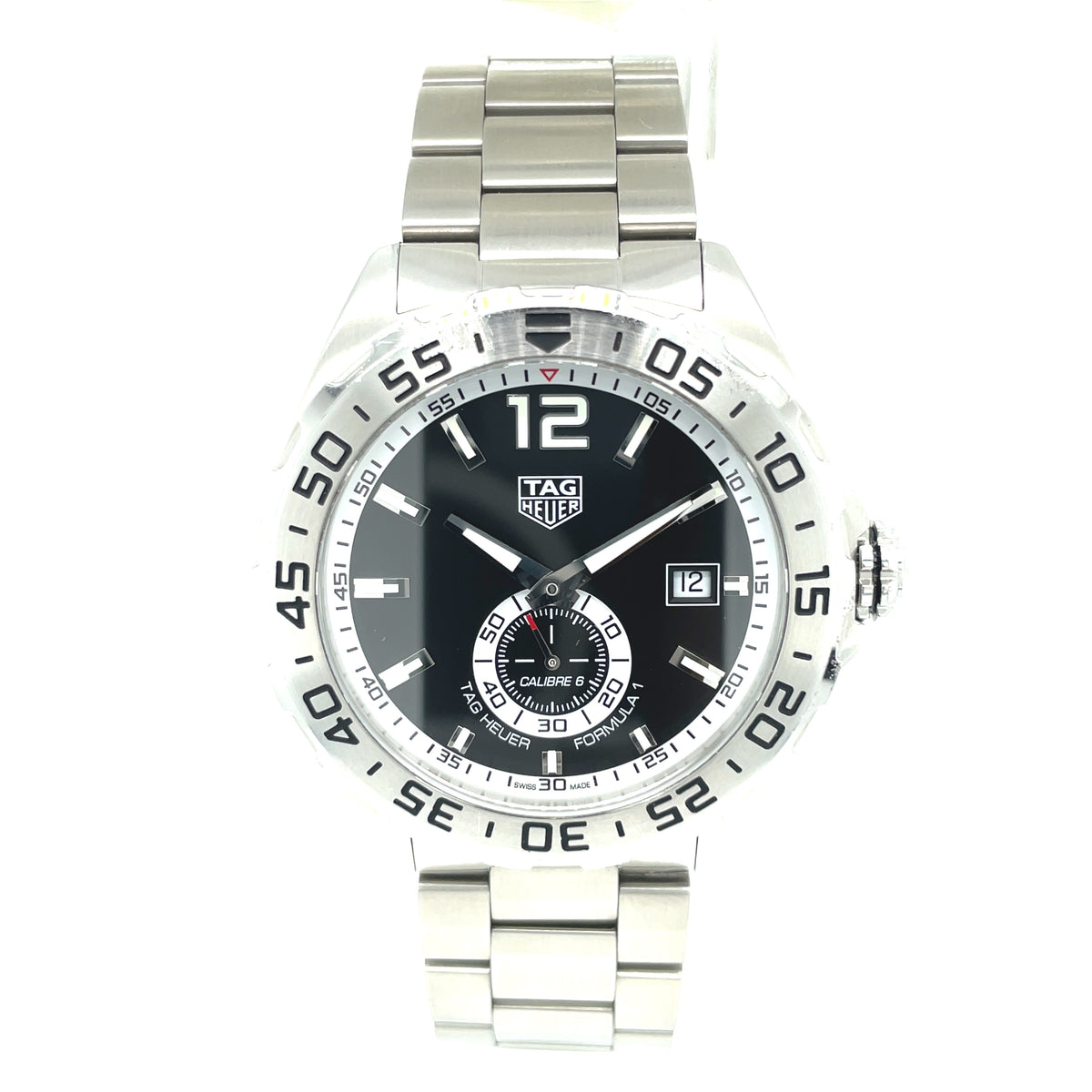 Pre-Owned Tag Heuer Formula 1 Calibre 6 Black Dial WAZ2012.BA0842