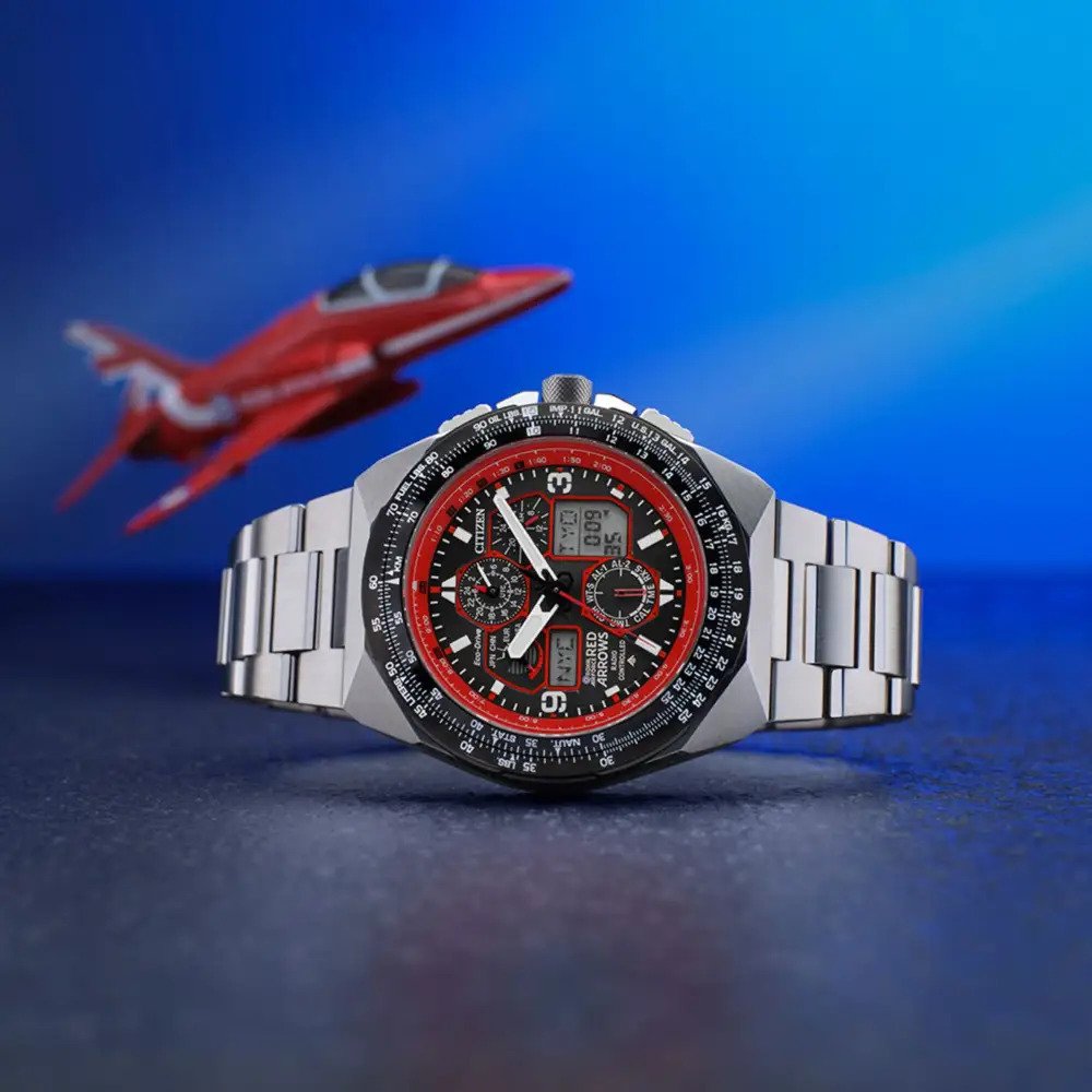 Citizen Eco-Drive Red Arrows Limited Edition Skyhawk A.T 46mm Watch JY8126-51E
