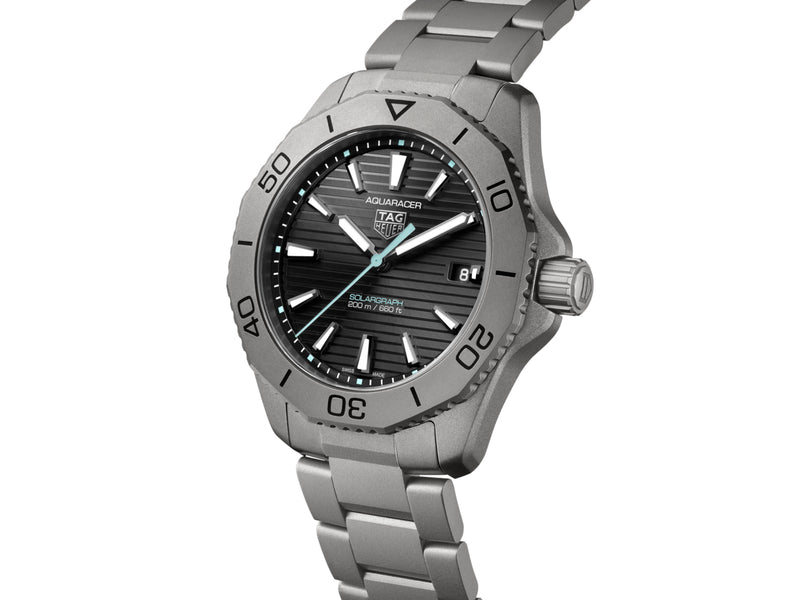 Tag Heuer Aquaracer Professional 200 Solargraph Titanium 40mm Watch WBP1180.BF0000