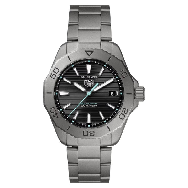 Tag Heuer Aquaracer Professional 200 Solargraph Titanium 40mm Watch WBP1180.BF0000