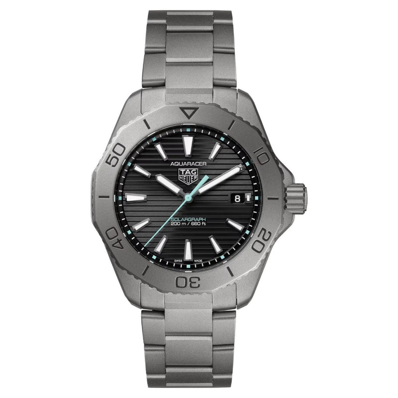 Tag Heuer Aquaracer Professional 200 Solargraph Titanium 40mm Watch WBP1180.BF0000