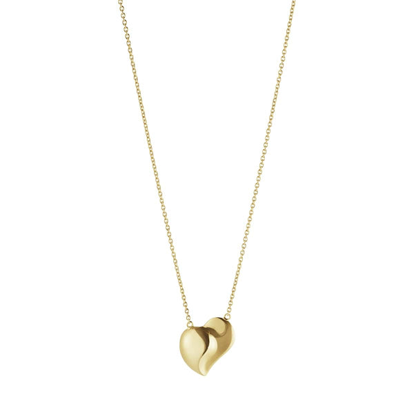 Georg Jensen Hearts of Georg Jensen Heart Pendant, 18ct Yellow Gold
