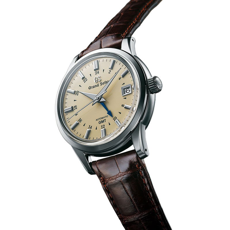 Grand Seiko Elegance Automatic GMT 39.5mm Watch SBGM221G