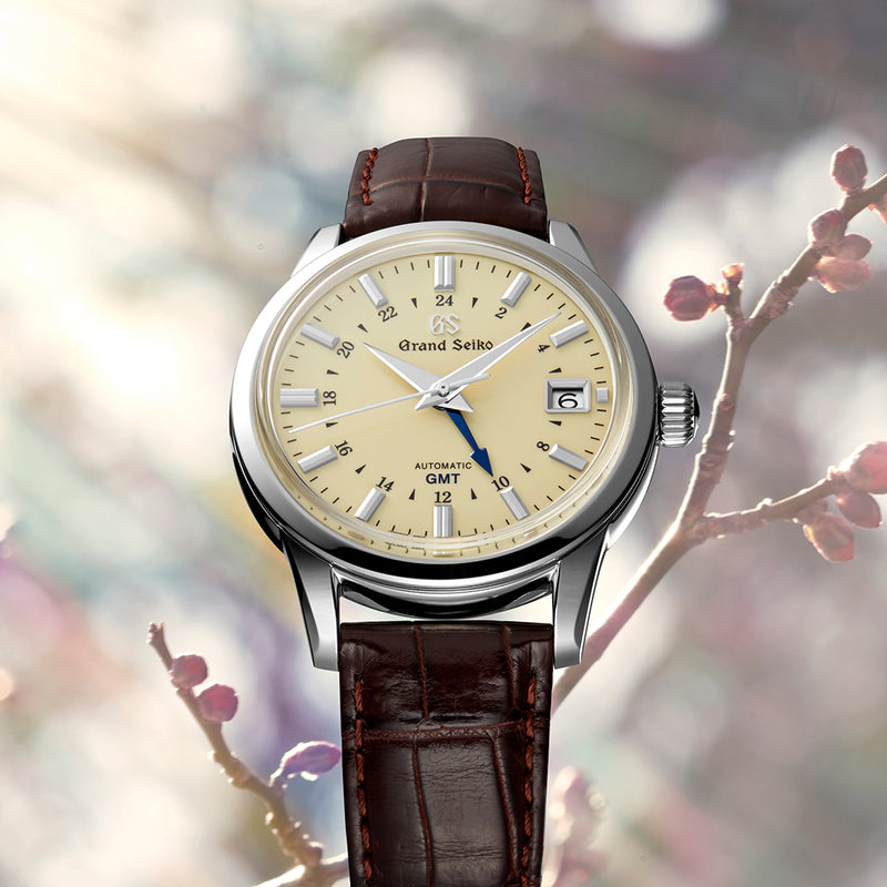 Grand Seiko Elegance Automatic GMT 39.5mm Watch SBGM221G