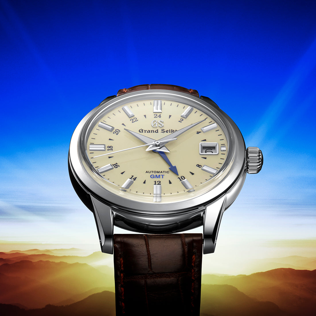 Grand Seiko Elegance Automatic GMT 39.5mm Watch SBGM221G