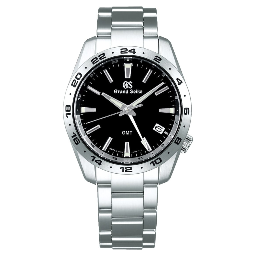 Grand Seiko Sport GMT Quartz 'Slate' Black 39mm Watch SBGN027