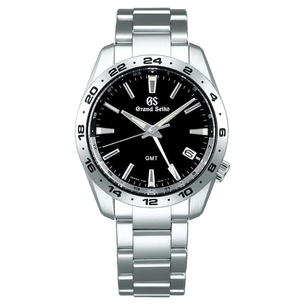 Grand Seiko Sport GMT Quartz 'Slate' Black 39mm Watch SBGN027