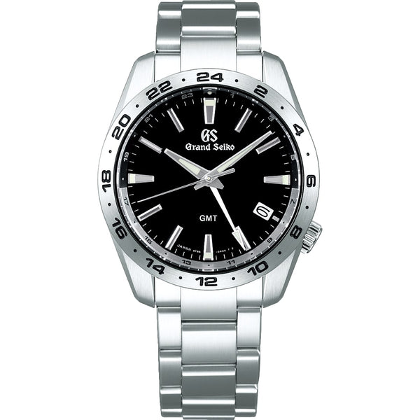 Grand Seiko Sport GMT Quartz 'Slate' Black 39mm Watch SBGN027