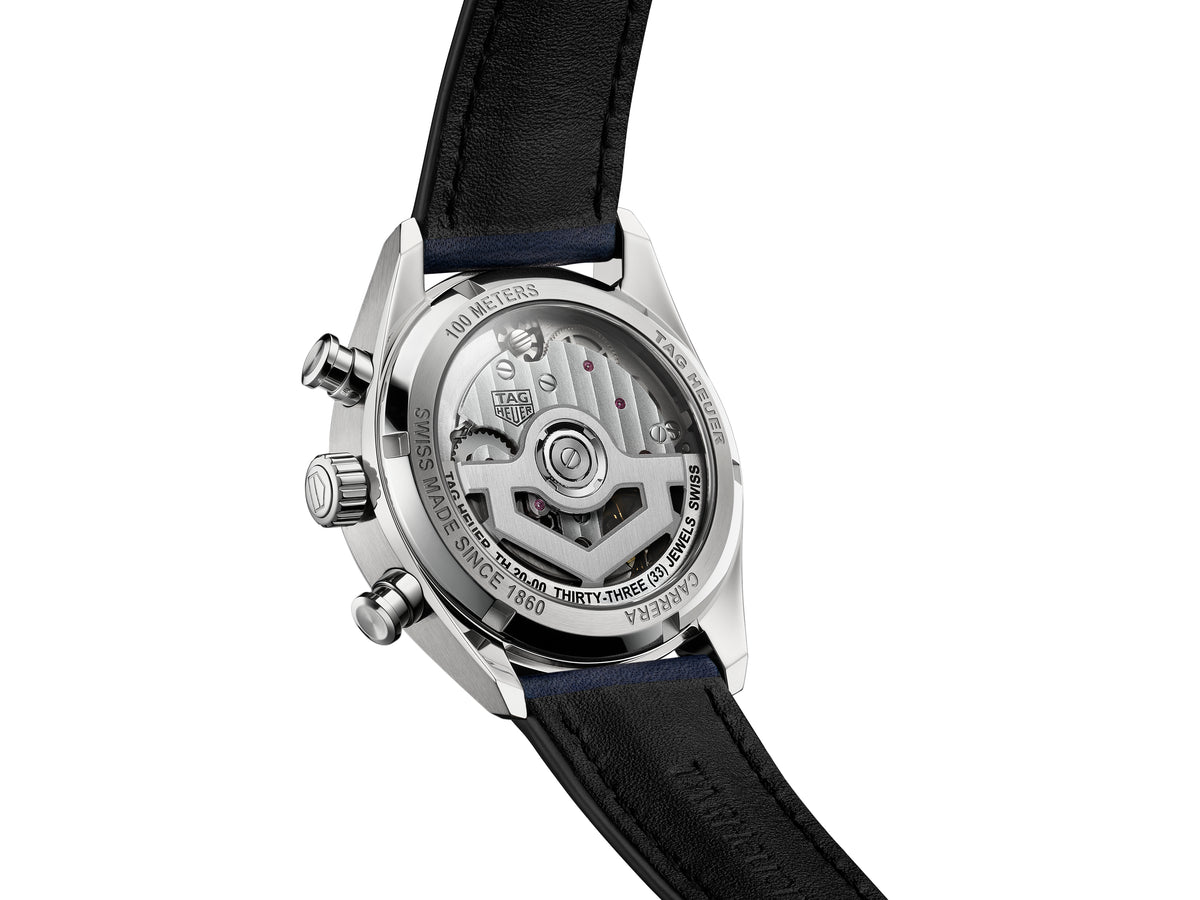 Tag Heuer Carrera Chronograph 'Glass box' Blue 39mm CBS2212.FC6535