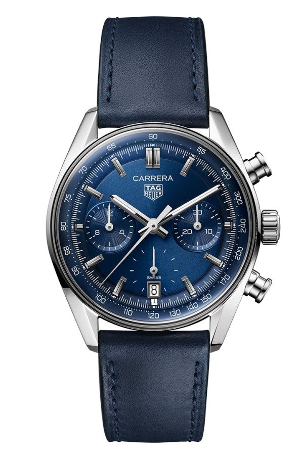 Tag Heuer Carrera Chronograph 'Glass box' Blue 39mm CBS2212.FC6535