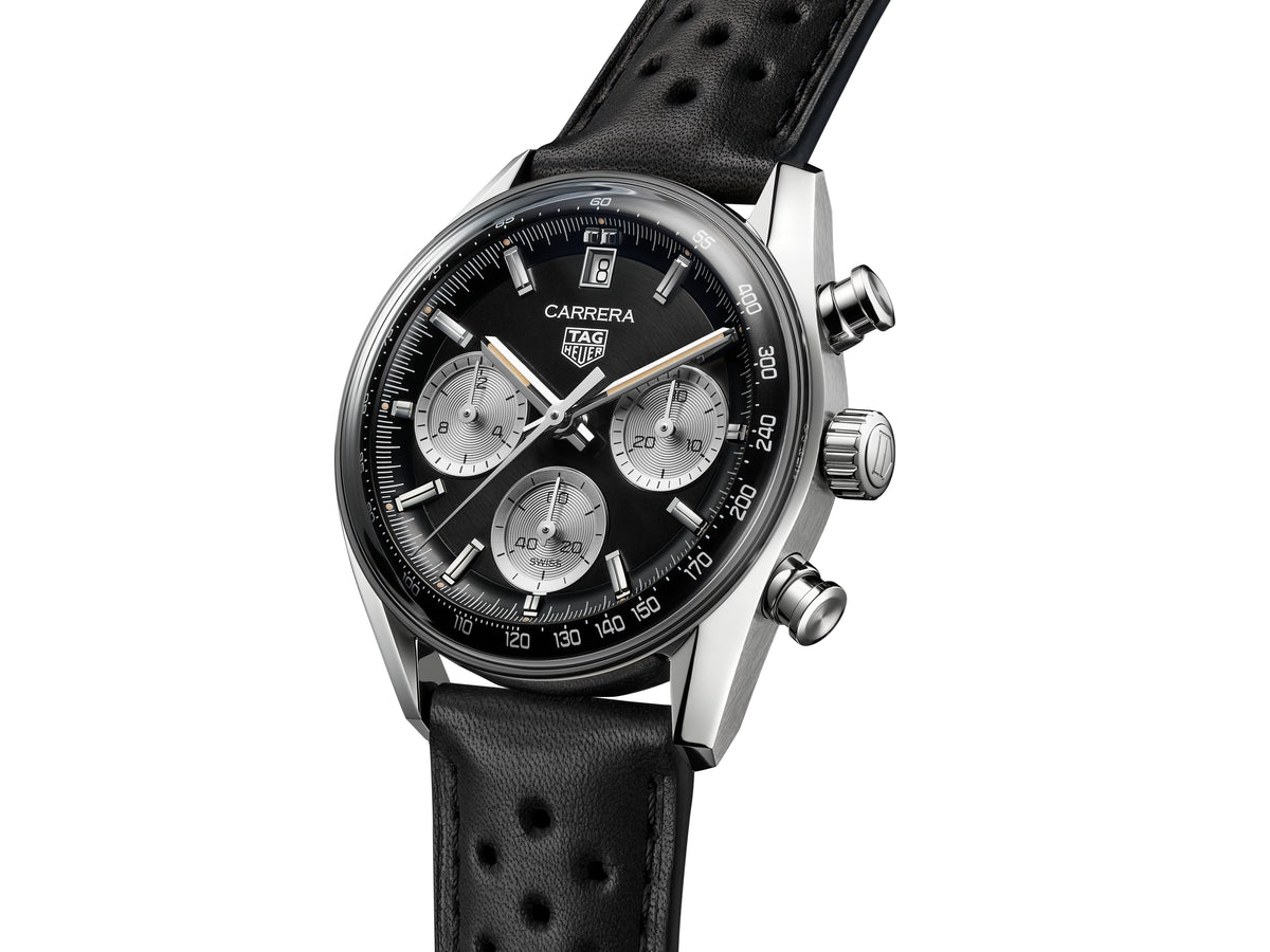 Tag Heuer Carrera Chronograph 'Glass box' Black 39mm CBS2210.FC6534