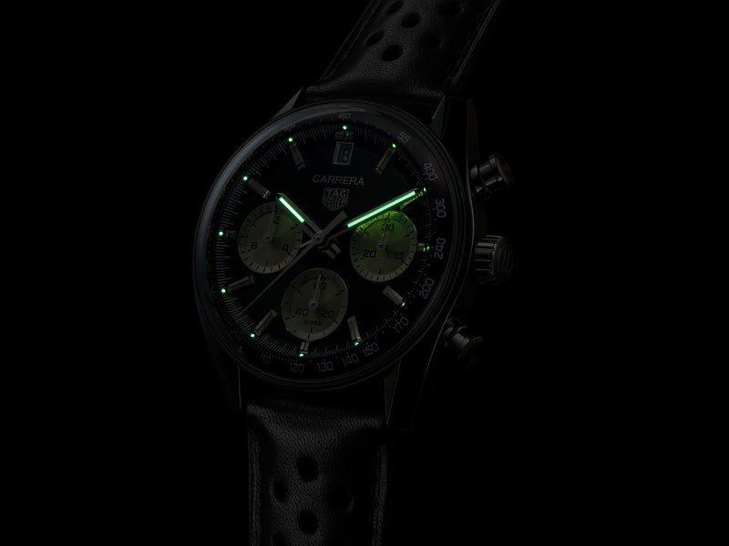 Tag Heuer Carrera Chronograph 'Glass box' Black 39mm CBS2210.FC6534