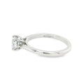 Platinum 0.80ct Round Brilliant Cut Diamond Ring
