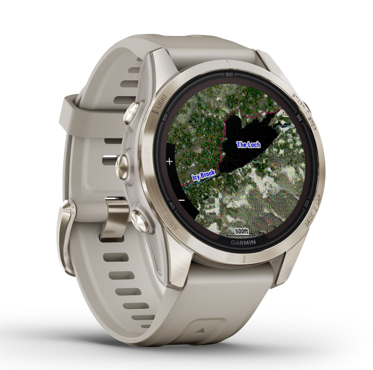Garmin Fenix 7S Pro Sapphire Solar Soft Gold 42mm Watch 010-02776-15
