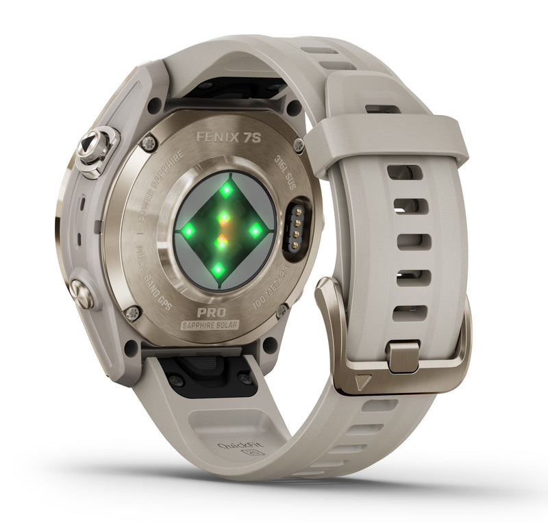 Garmin Fenix 7S Pro Sapphire Solar Soft Gold 42mm Watch 010-02776-15