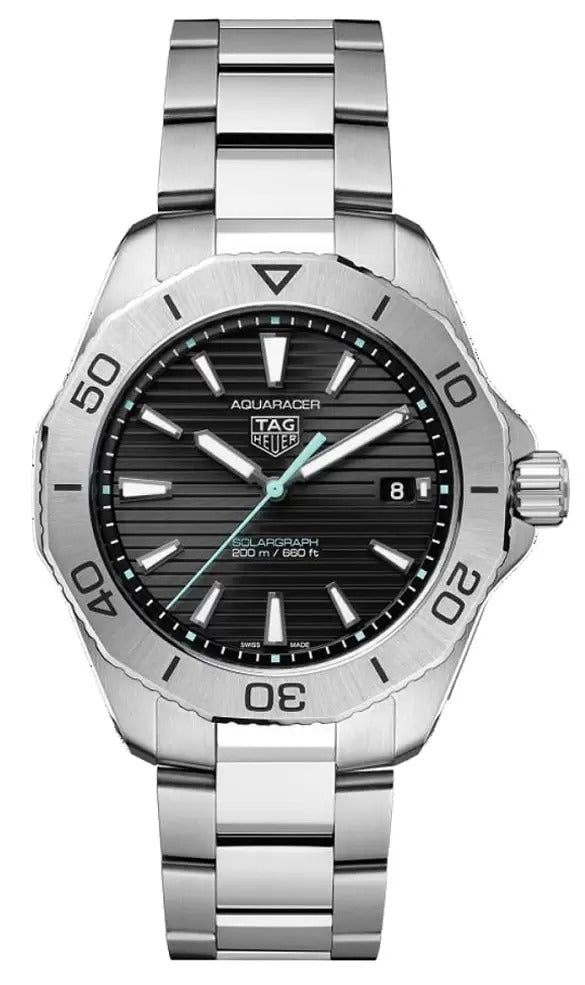 Tag Heuer Aquaracer Professional 200 Solargraph Steel 40mm Watch WBP1114.BF0000