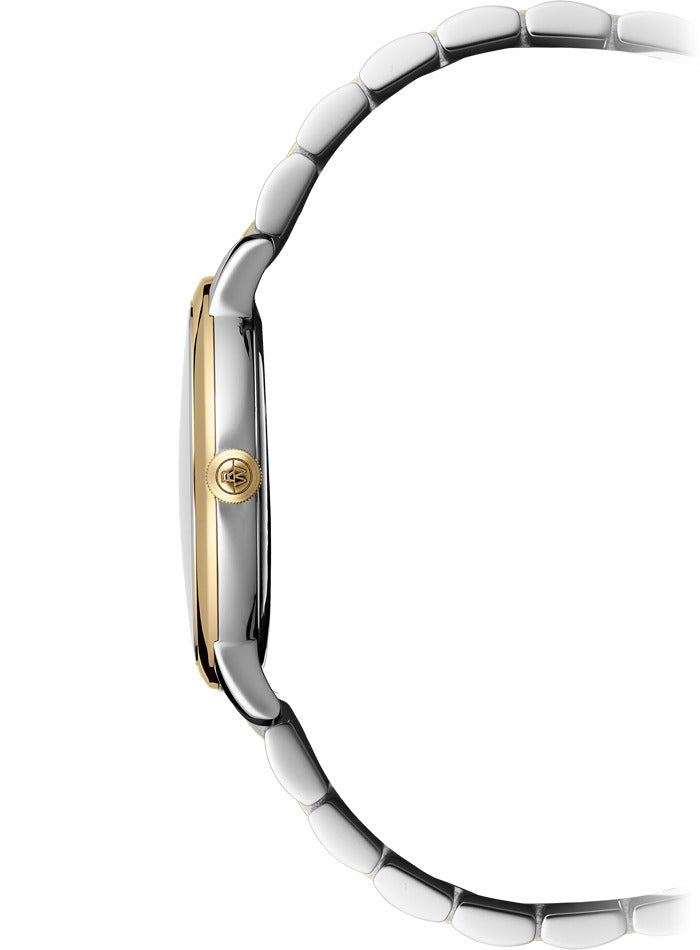 Raymond Weil Toccata Two Tone White Dial 39mm Watch