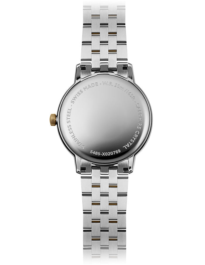 Raymond Weil Toccata Two Tone White Dial 39mm Watch