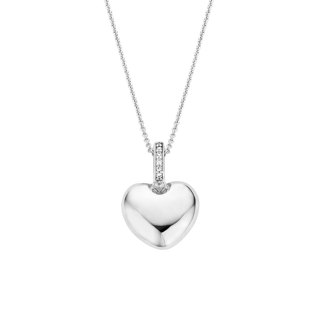 Ti Sento Heart Necklace with pendant