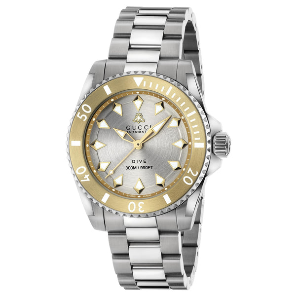 GUCCI Dive Automatic Gold 40mm Watch