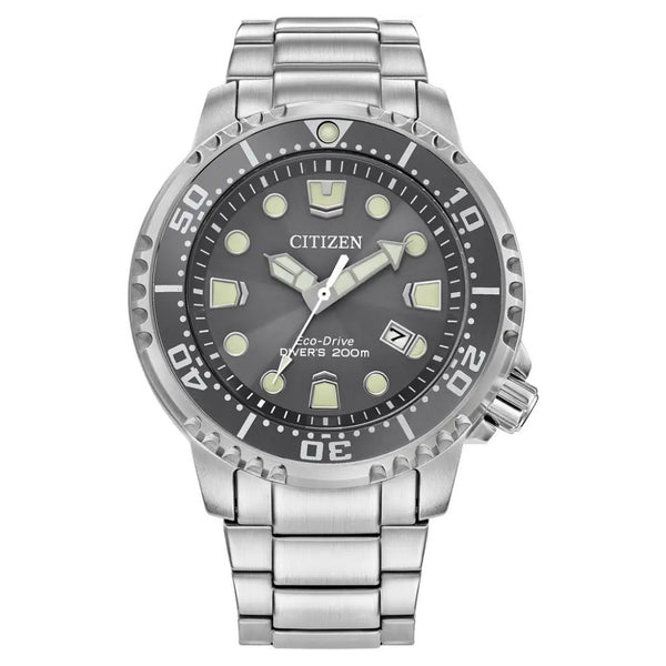 Citizen Eco-Drive Promaster Diver 200m Grey 44mm Watch BN0167-50H