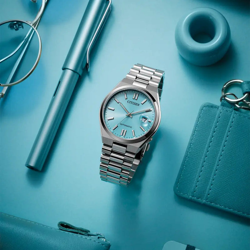 Citizen "Tsuyosa" Automatic Ice Blue Gents 40mm Watch NJ0151-53M