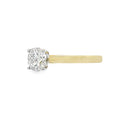 Hayes & Lake Round Single Stone 0.72ct Lab Grown Diamond, Platinum & 18ct Yellow Gold Ring